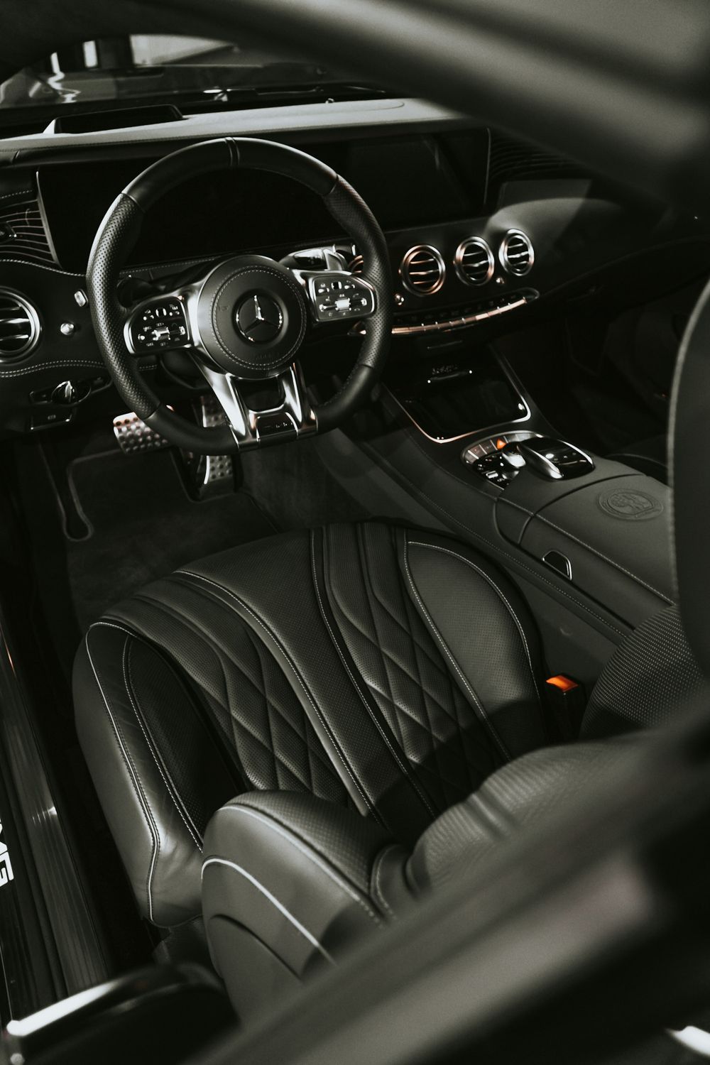 Detailed car interior